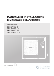 Manuale Olimpia Splendid Sherpa S2 E 8 Pompa di calore