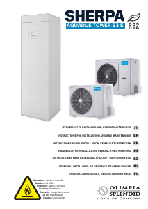 Manual Olimpia Splendid Sherpa Aquadue Tower S3 Heat Pump