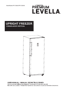 Manual Premium PFV1405XW Freezer