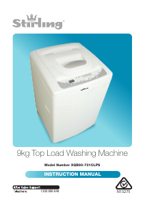 Handleiding Stirling XQB90-701CLPS Wasmachine