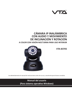 Manual de uso VTA VTA-83705 Cámara IP