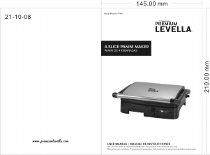 Manual Premium PPN41 Contact Grill