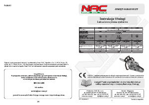 Instrukcja NAC SPS01-38D Piła łańcuchowa