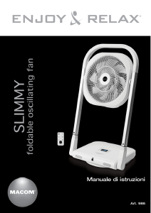 Manuale Macom 986 Slimmy Ventilatore