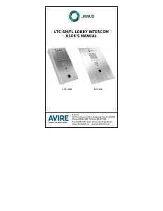 Handleiding Janus LTC-1FL Intercomsysteem