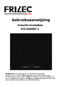 Handleiding Frilec KOLN609BF-3 Kookplaat