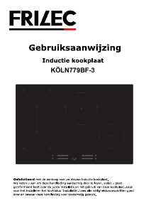 Handleiding Frilec KOLN779BF-3 Kookplaat