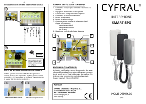 Mode d’emploi Cyfral SMART-5PG Interphone