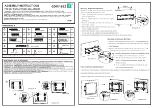 Manuál Connect IT Cl-26 Držák na stěnu