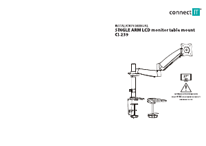 Manual Connect IT Cl-239 Monitor Mount