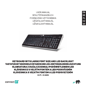 Bedienungsanleitung Connect IT Cl-71 Tastatur