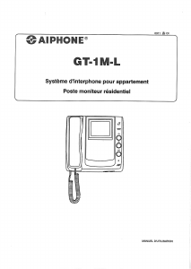 Mode d’emploi Aiphone GT-1M-L Interphone