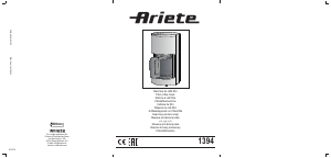 Bedienungsanleitung Ariete 1394 Kaffeemaschine