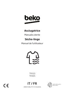 Manuale BEKO TR305 Asciugatrice