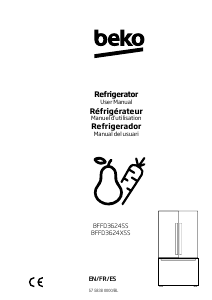 Manual BEKO BFFD3620SS Fridge-Freezer