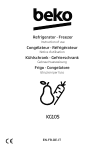 Manuale BEKO KG105 Frigorifero-congelatore