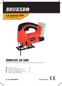 Bruksanvisning Bruksbo JSM1044 Stikksag