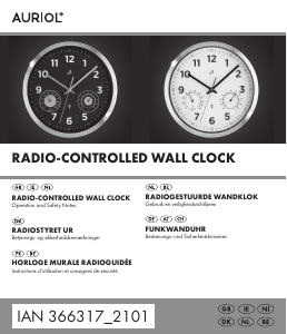 Manual de uso Auriol IAN 366317 Reloj