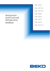 Mode d’emploi BEKO FSE 1000 Congélateur