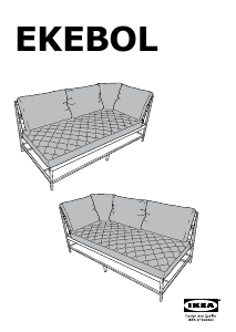 Hướng dẫn sử dụng IKEA EKEBOL Ghế sofa