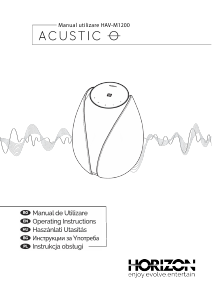 Manual Horizon HAV-M1200R Acustico Difuzor