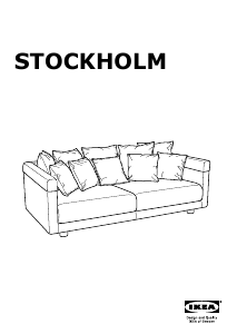 사용 설명서 이케아 STOCKHOLM 2017 (210x112x72) 소파