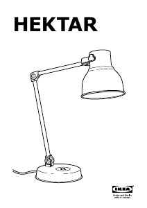 Manuale IKEA HEKTAR (desk) Lampada