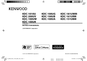 Handleiding Kenwood KCD-100UR Autoradio