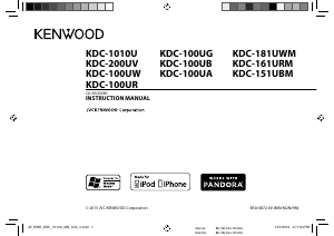 Handleiding Kenwood KCD-200UV Autoradio