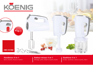 Manuale Koenig B04116 Sbattitore