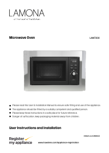 Manual Lamona LAM7200 Microwave