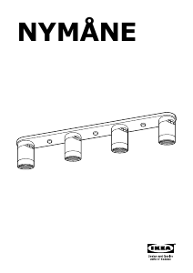 Manuale IKEA NYMANE (4 spots) Lampada