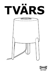 Manual IKEA TVARS Lampă