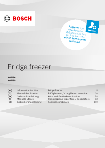 Manual Bosch KGN392LDC Fridge-Freezer