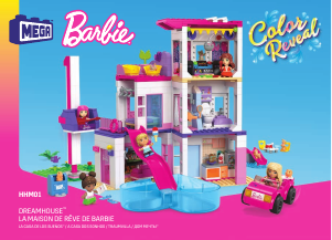 Handleiding Mega Construx set HHM01 Barbie Droomhuis