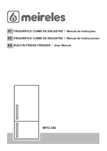 Handleiding Meireles MFCI 282 Koel-vries combinatie