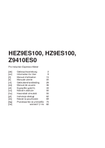 Manual de uso Neff Z9410ES0 Máquina de café espresso