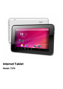 Manual de uso Hott T370 Tablet