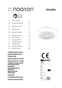 Instrukcja Noaton 11045B Polaris Wentylator sufitowy