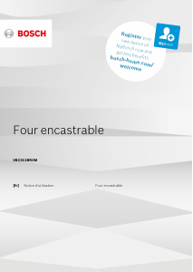 Mode d’emploi Bosch VBC011BR0M Four