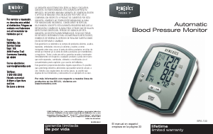 Manual Homedics BPA-100 Blood Pressure Monitor