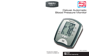 Manual Homedics BPA-102DDM Blood Pressure Monitor