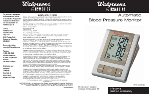 Manual Homedics BPA-430WGN Blood Pressure Monitor