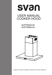 Manual de uso Svan SCPT600A1IX Campana extractora