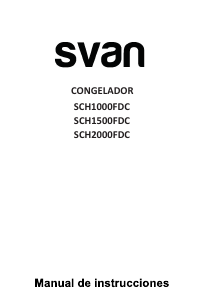 Manual Svan SCH1500FDC Freezer