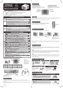 Bruksanvisning Hitachi RA-13LDF Luftkonditionering