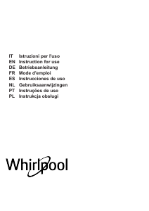 Manuale Whirlpool WIB93LMX Cappa da cucina