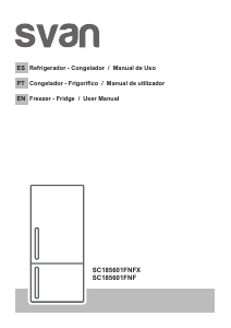 Handleiding Svan SC185601FNF Koel-vries combinatie