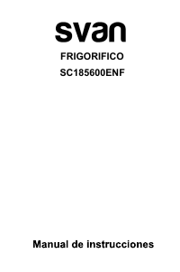 Manual de uso Svan SC185600ENF Frigorífico combinado