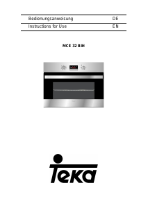 Manual Teka MCE 32 BIH Microwave